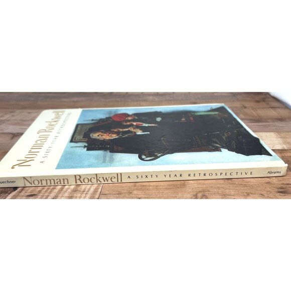 Norman Rockwell A Sixty Year Retrospective Hardcover Book - Picture 2 of 5